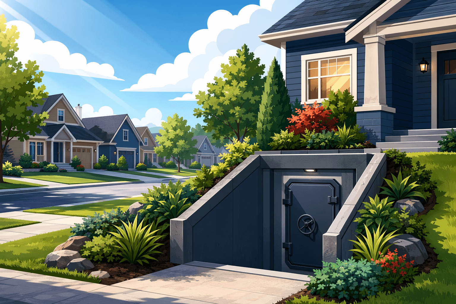 Safe rooms - illustration, Jake Team LLC