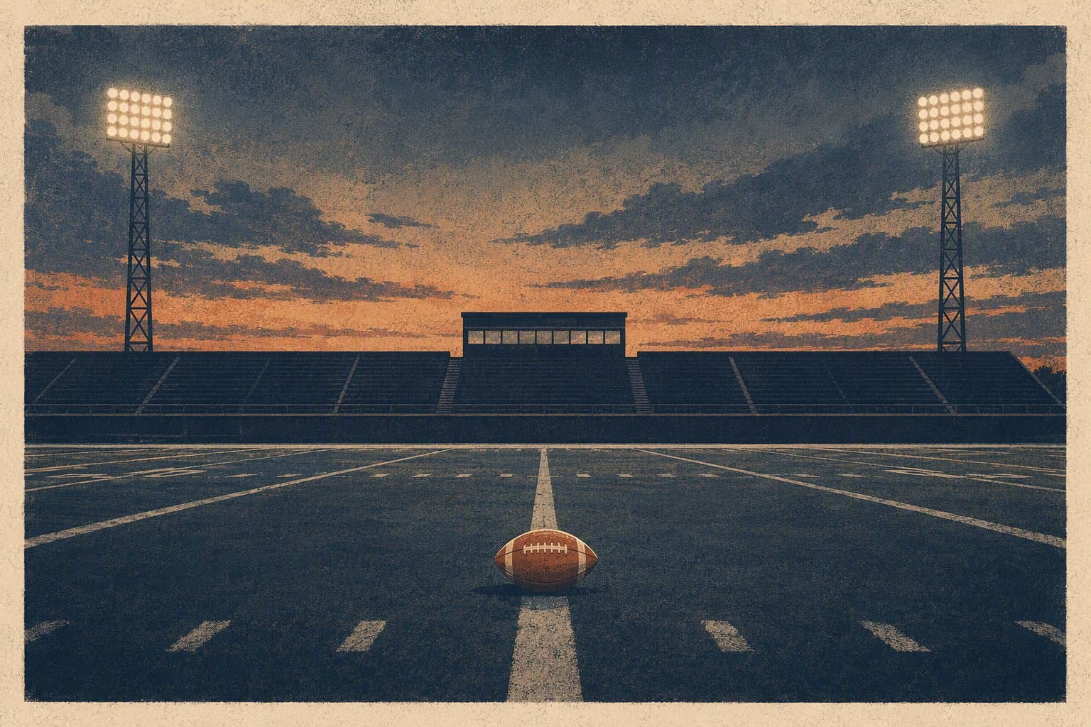 preseason football - illustration, Jake Team LLC
