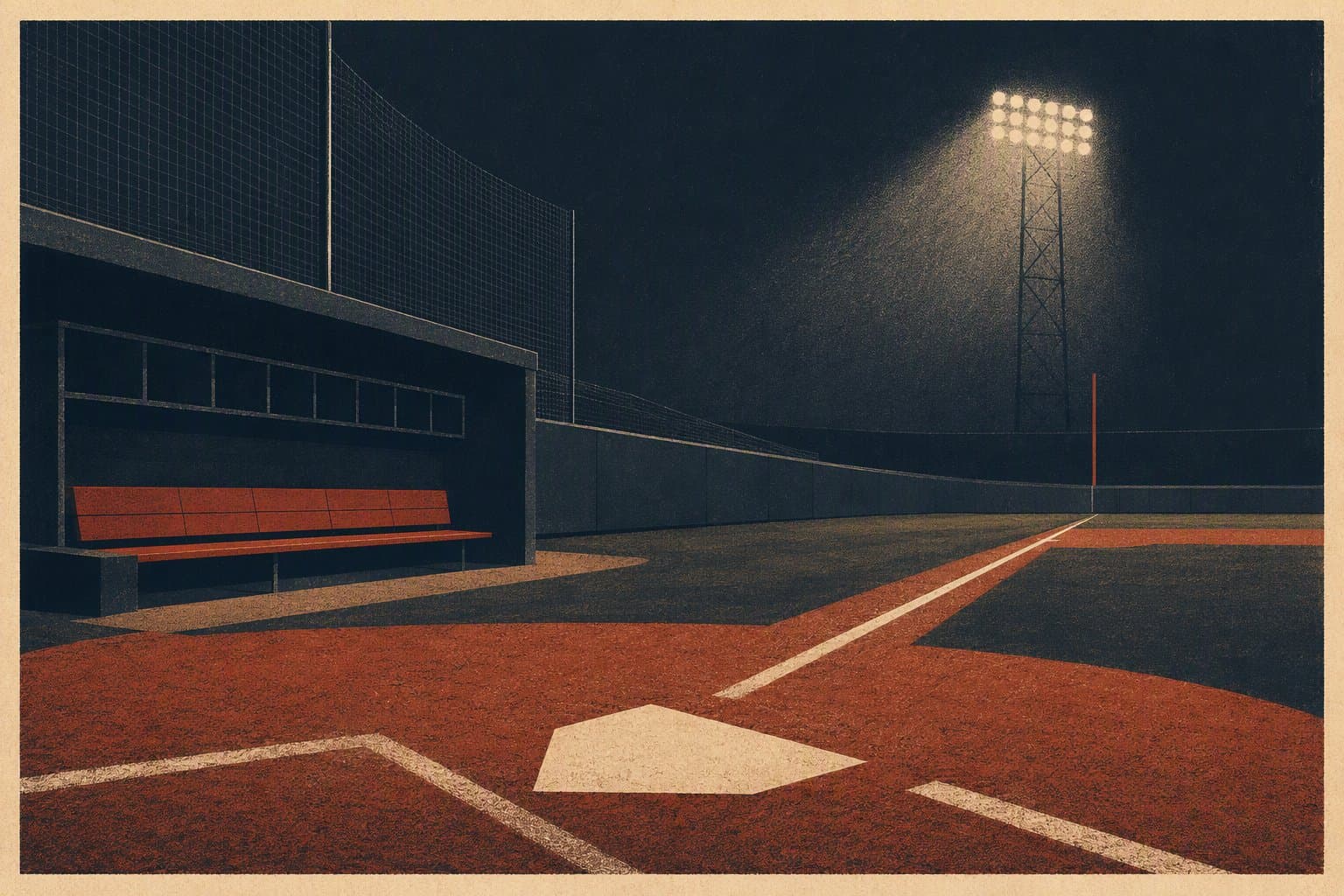 baseball shutout - illustration, Jake Team LLC