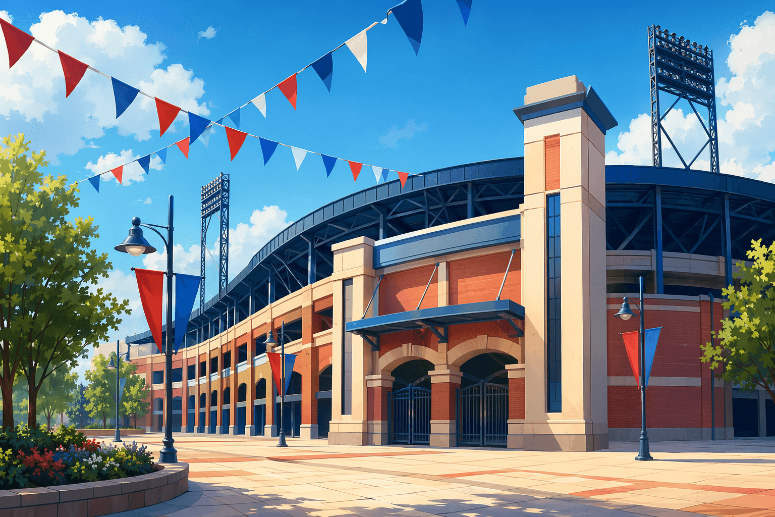Baseball game - illustration, Jake Team LLC