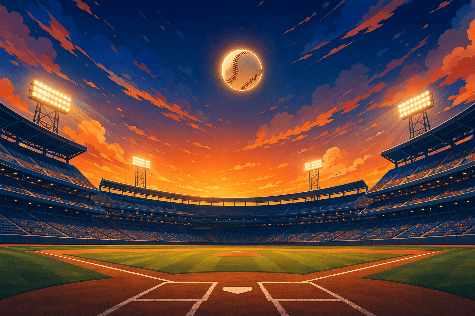 baseball game - illustration, Jake Team LLC