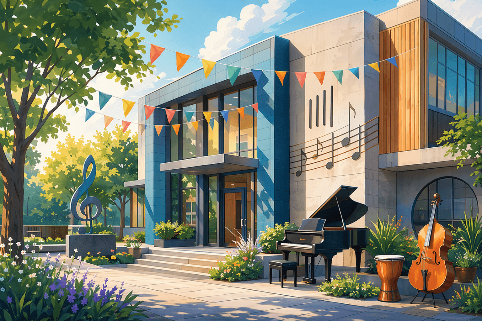 Summer Jazz Camp - illustration, Jake Team LLC