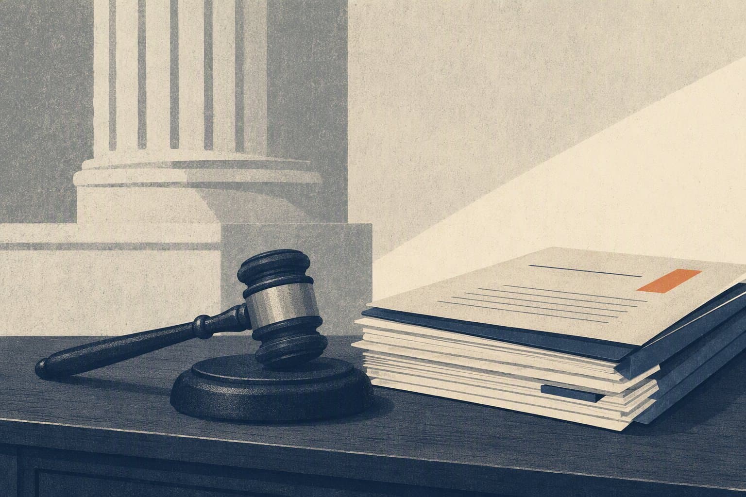 corporate litigation - illustration, Jake Team LLC