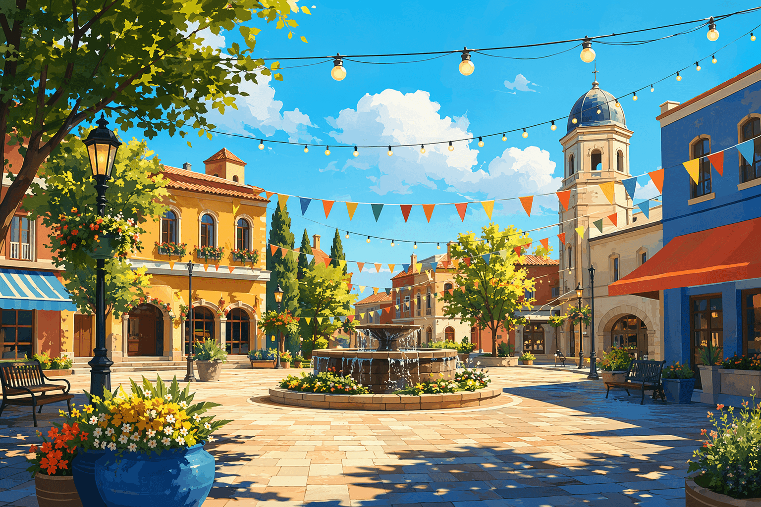Market Opening - illustration, Jake Team LLC
