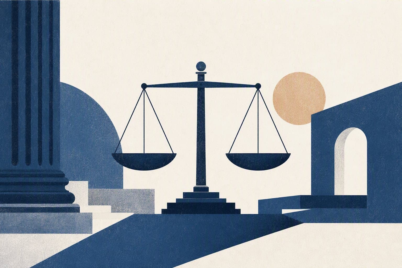 justice and order - illustration, Jake Team LLC