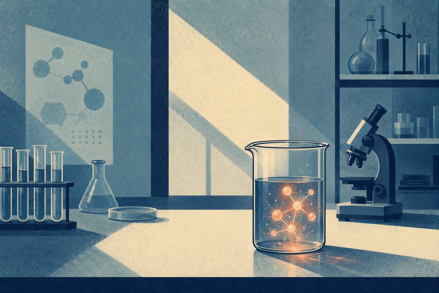 innovative drug discovery - illustration, Jake Team LLC