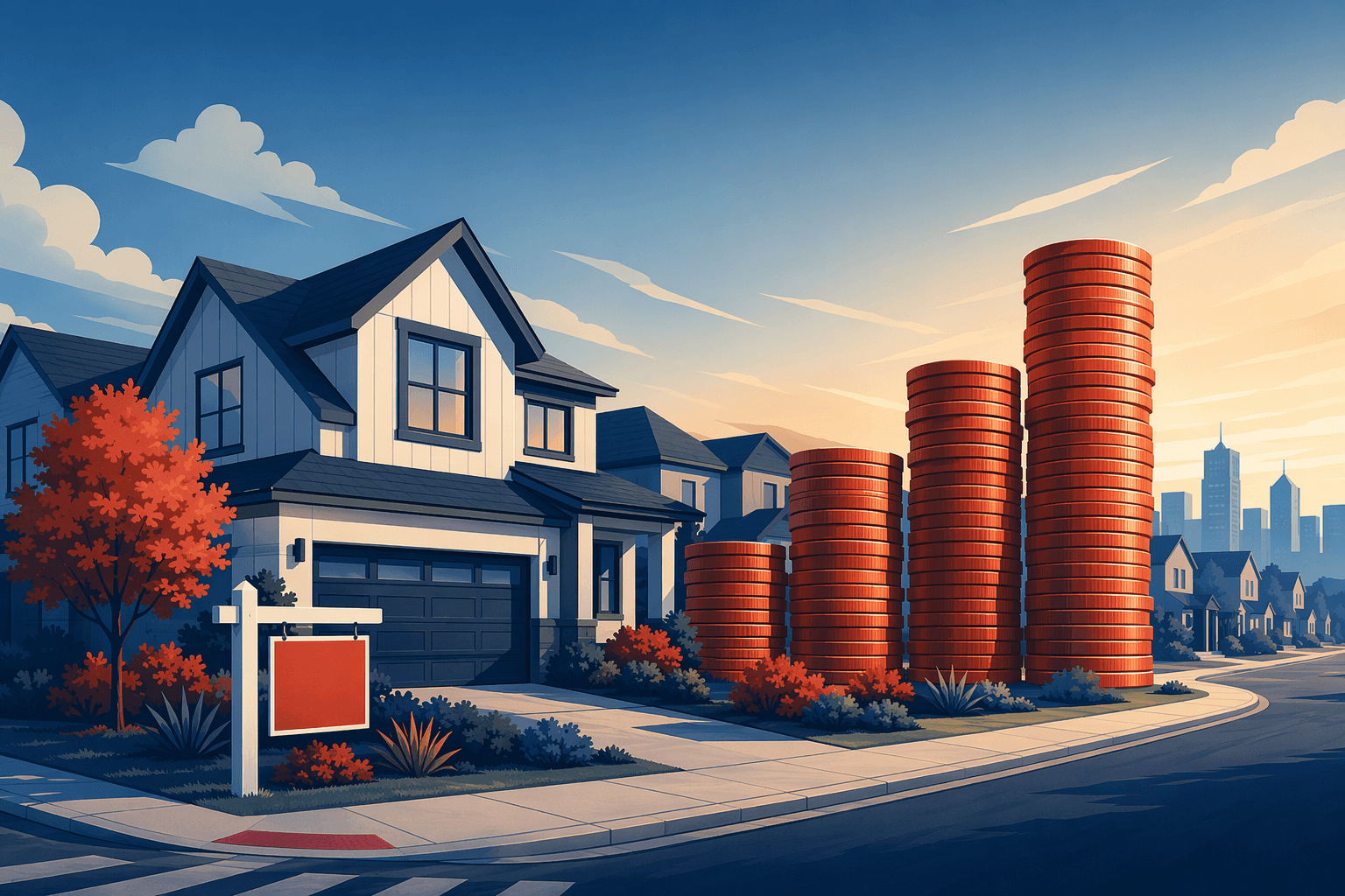 Housing Affordability Crisis - illustration, Jake Team LLC