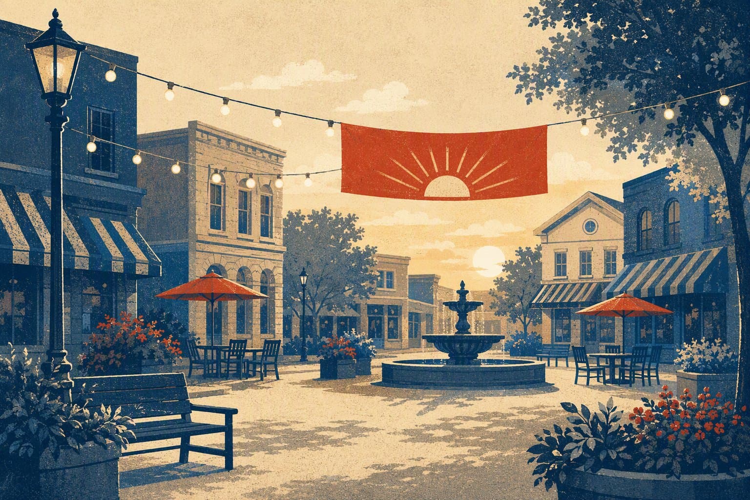 community gathering - illustration, Jake Team LLC