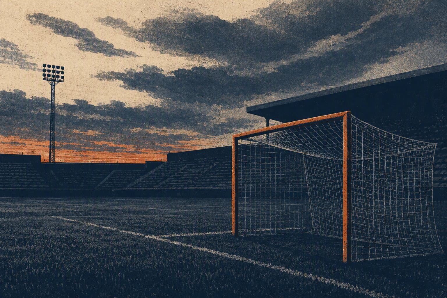 Late Goal Drama - illustration, Jake Team LLC