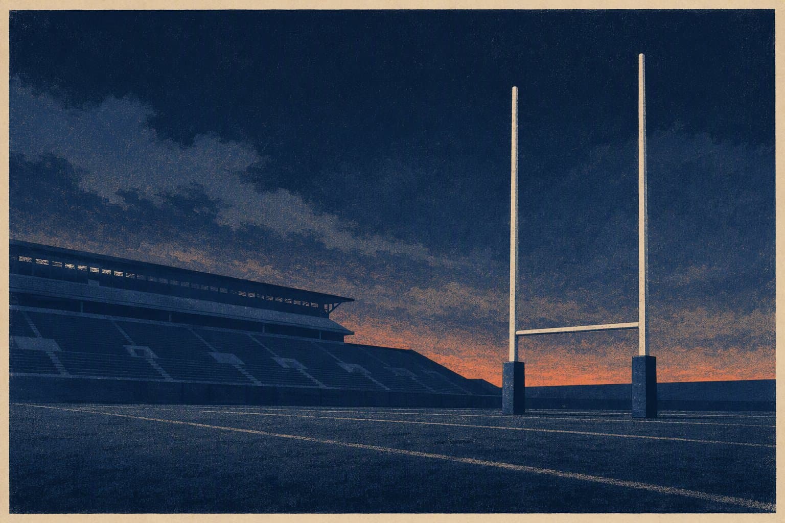 Irish Rugby Stadium - illustration, Jake Team LLC
