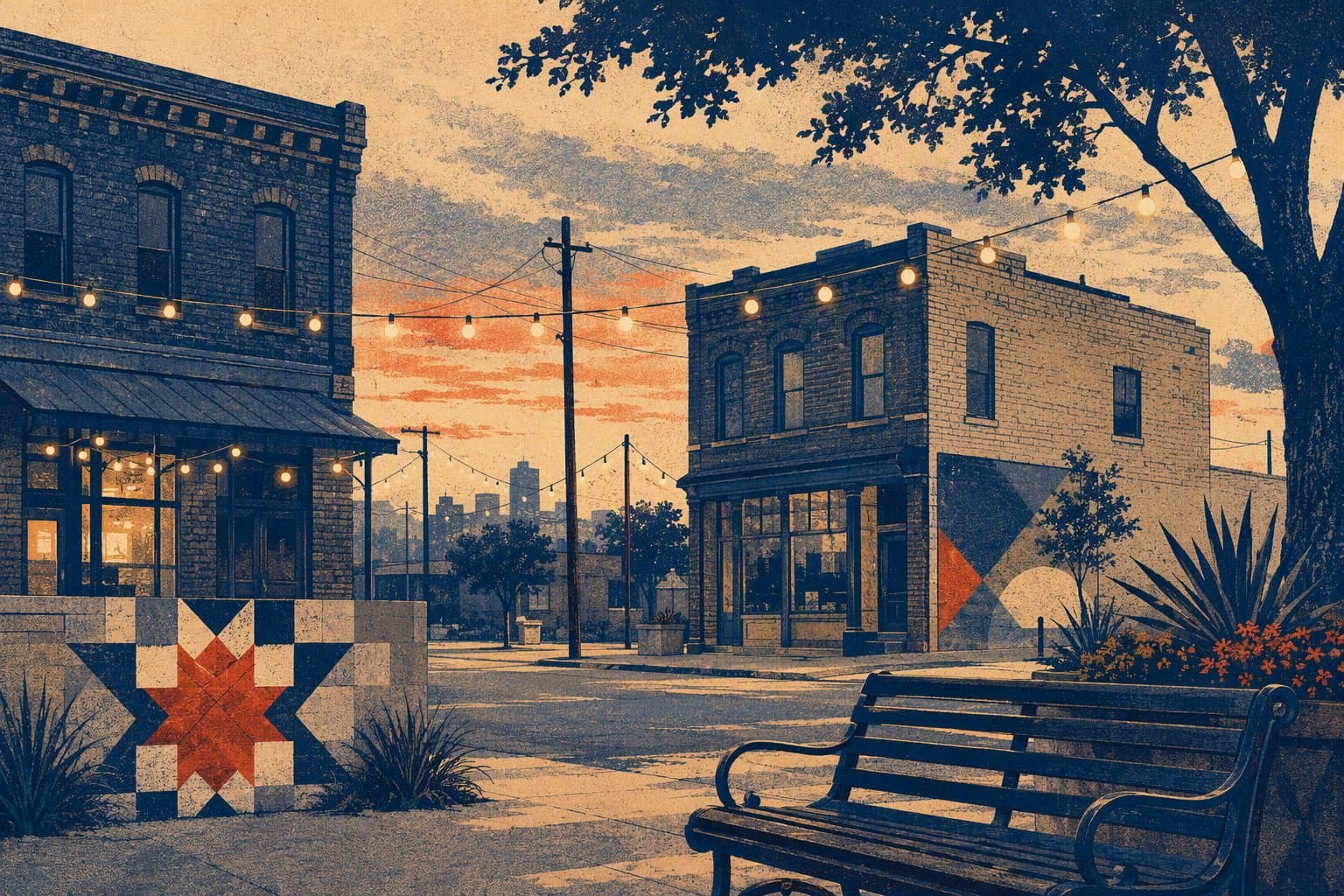 neighborhood revitalization - illustration, Jake Team LLC