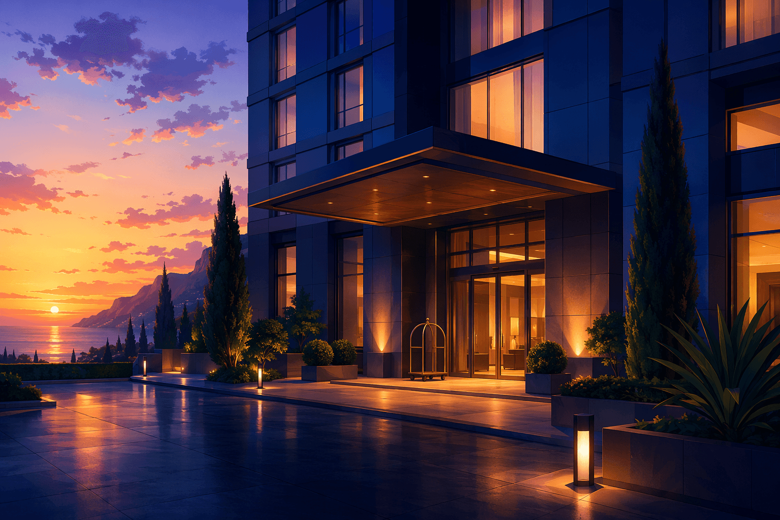 New Hotel Opening - illustration, Jake Team LLC