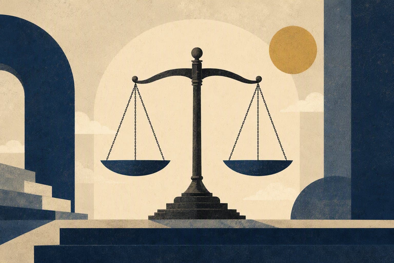 Justice and Verdict - illustration, Jake Team LLC