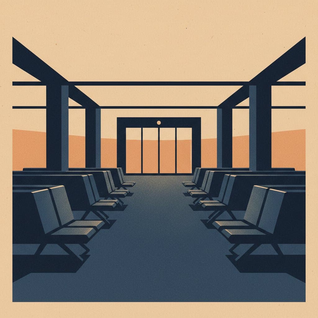 airport arrival - illustration, Jake Team LLC