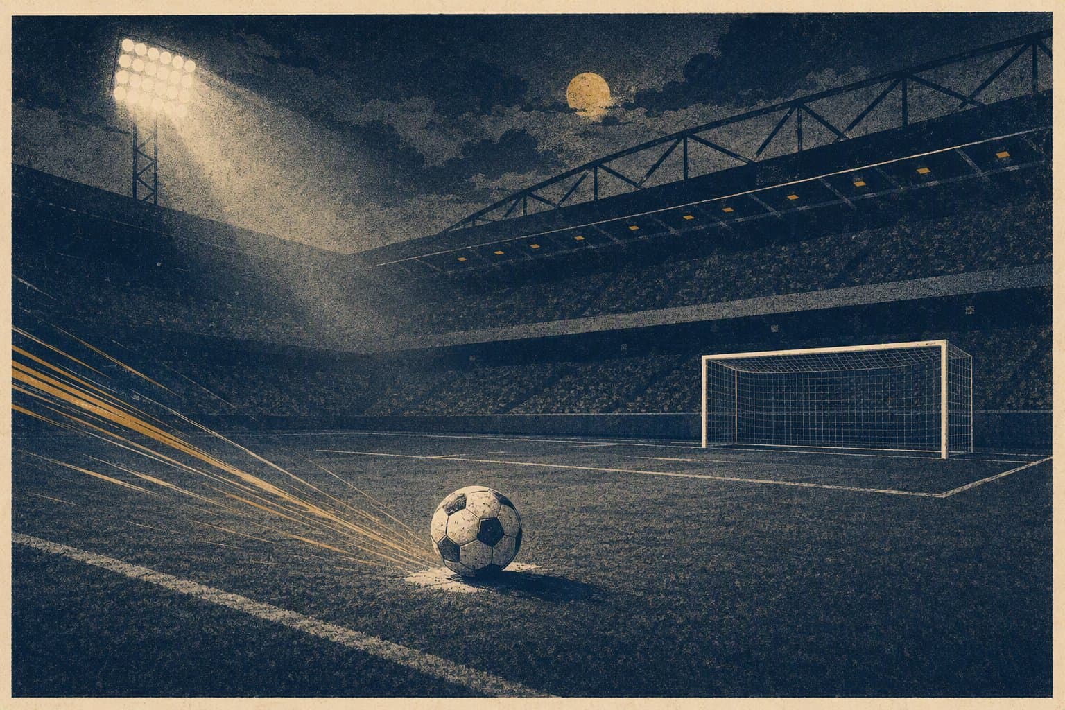 Late Goal Drama - illustration, Jake Team LLC