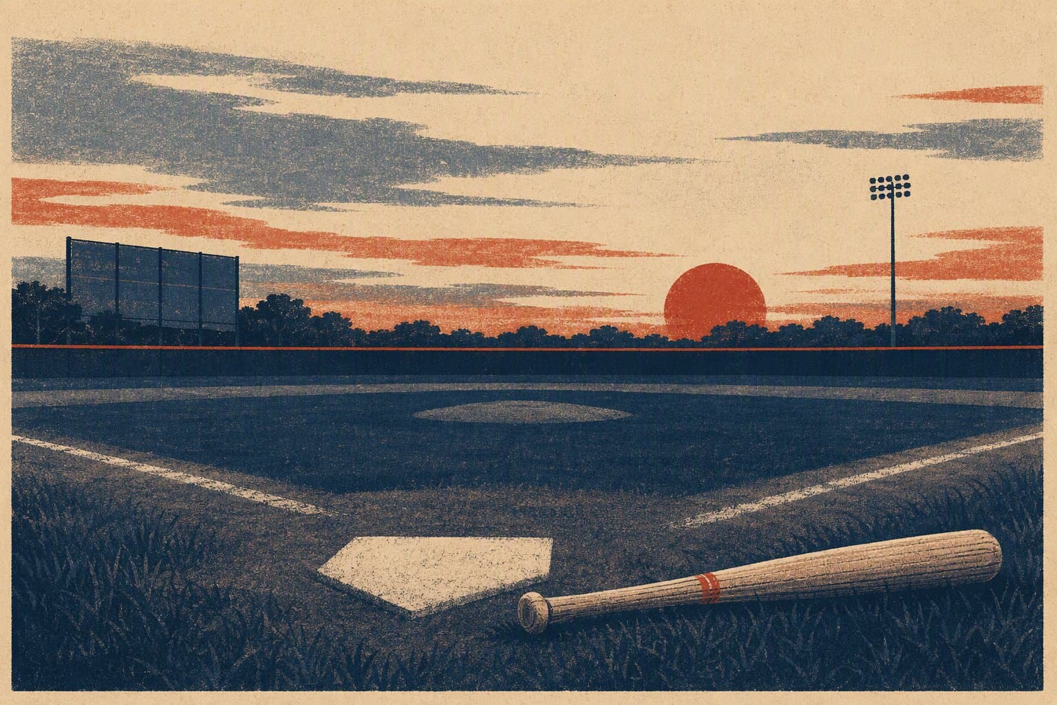 Baseball Victory - illustration, Jake Team LLC