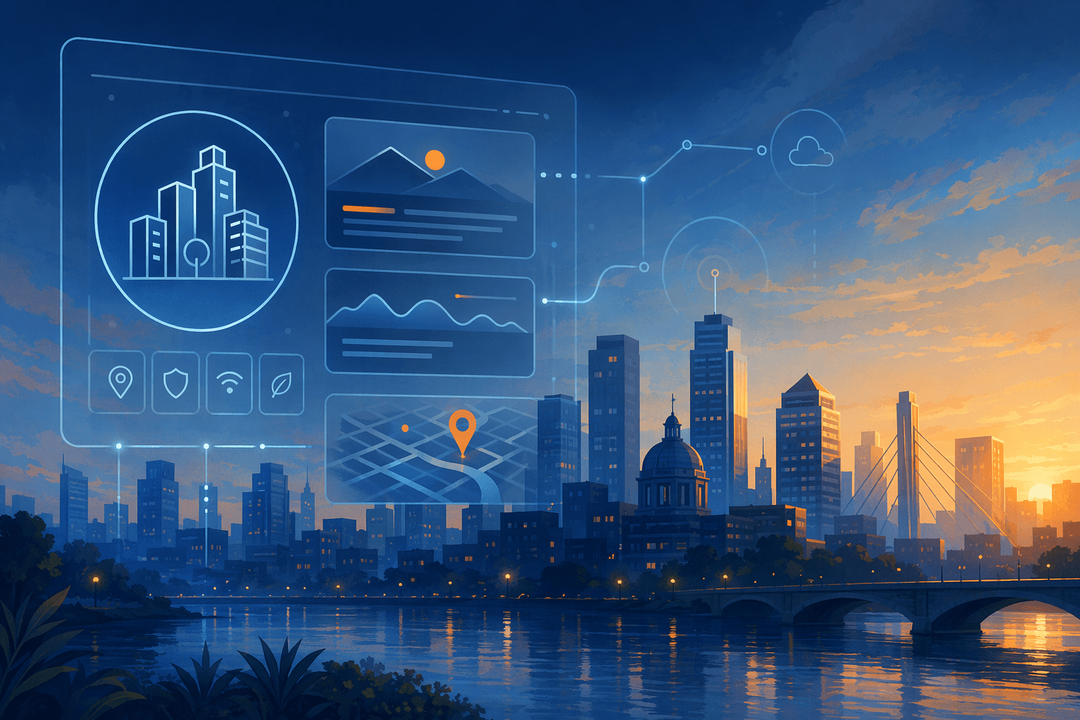 City Website News - illustration, Jake Team LLC