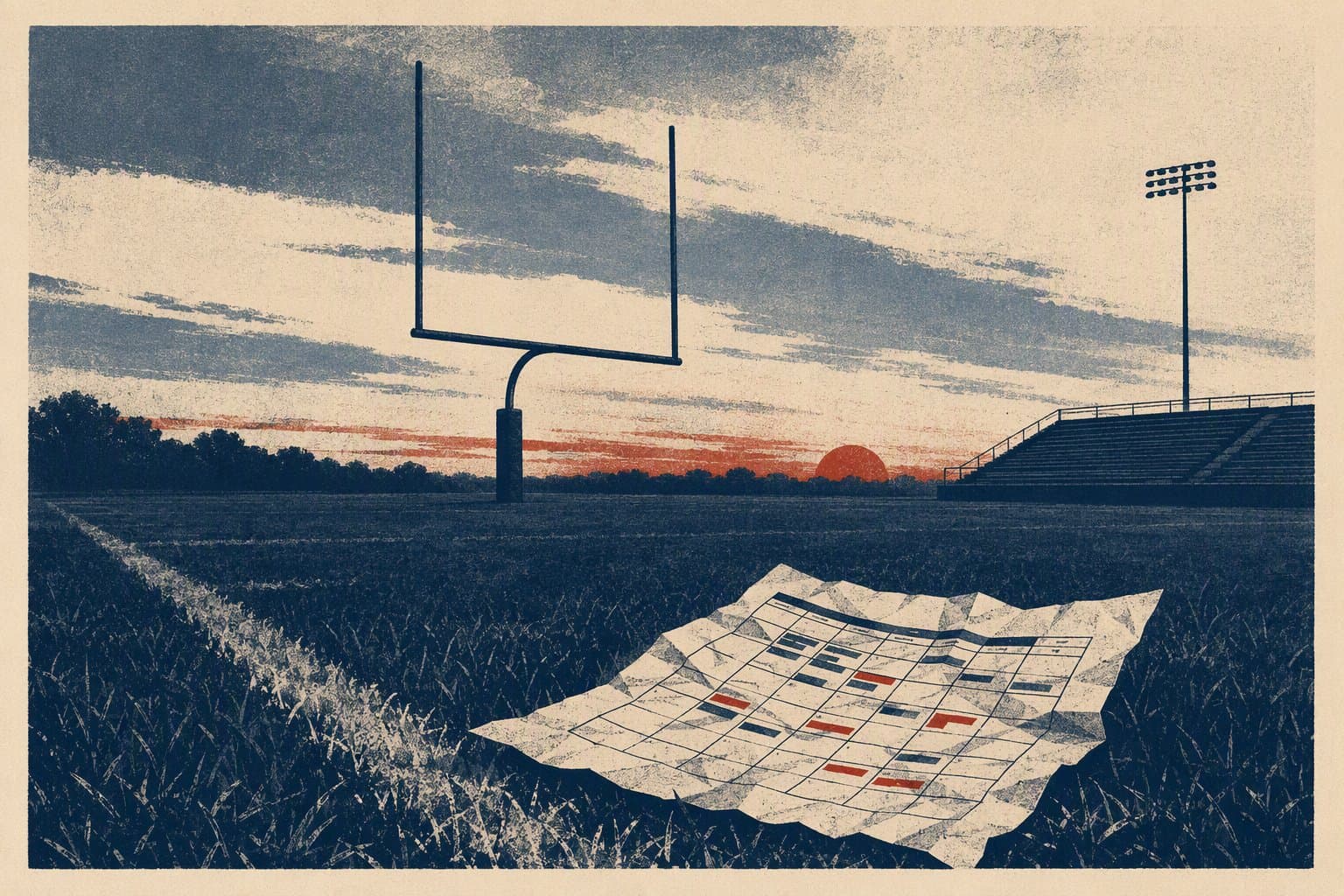 School Sports Realignment - illustration, Jake Team LLC