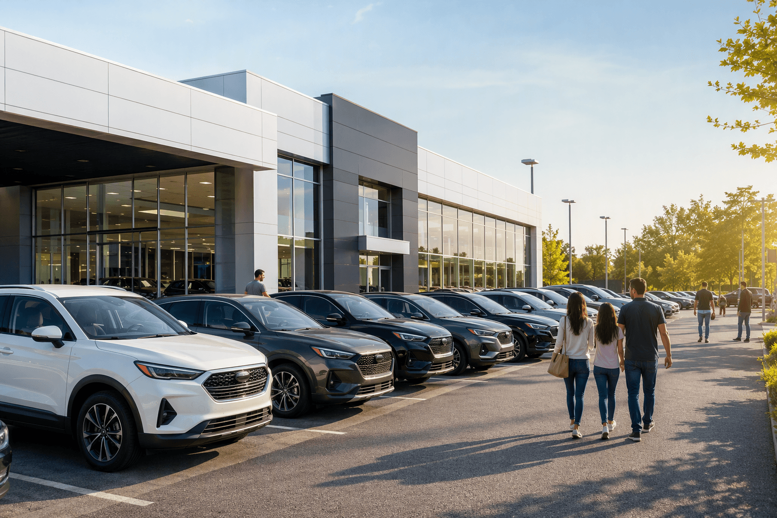 new auto dealership opening - illustration, Jake Team LLC
