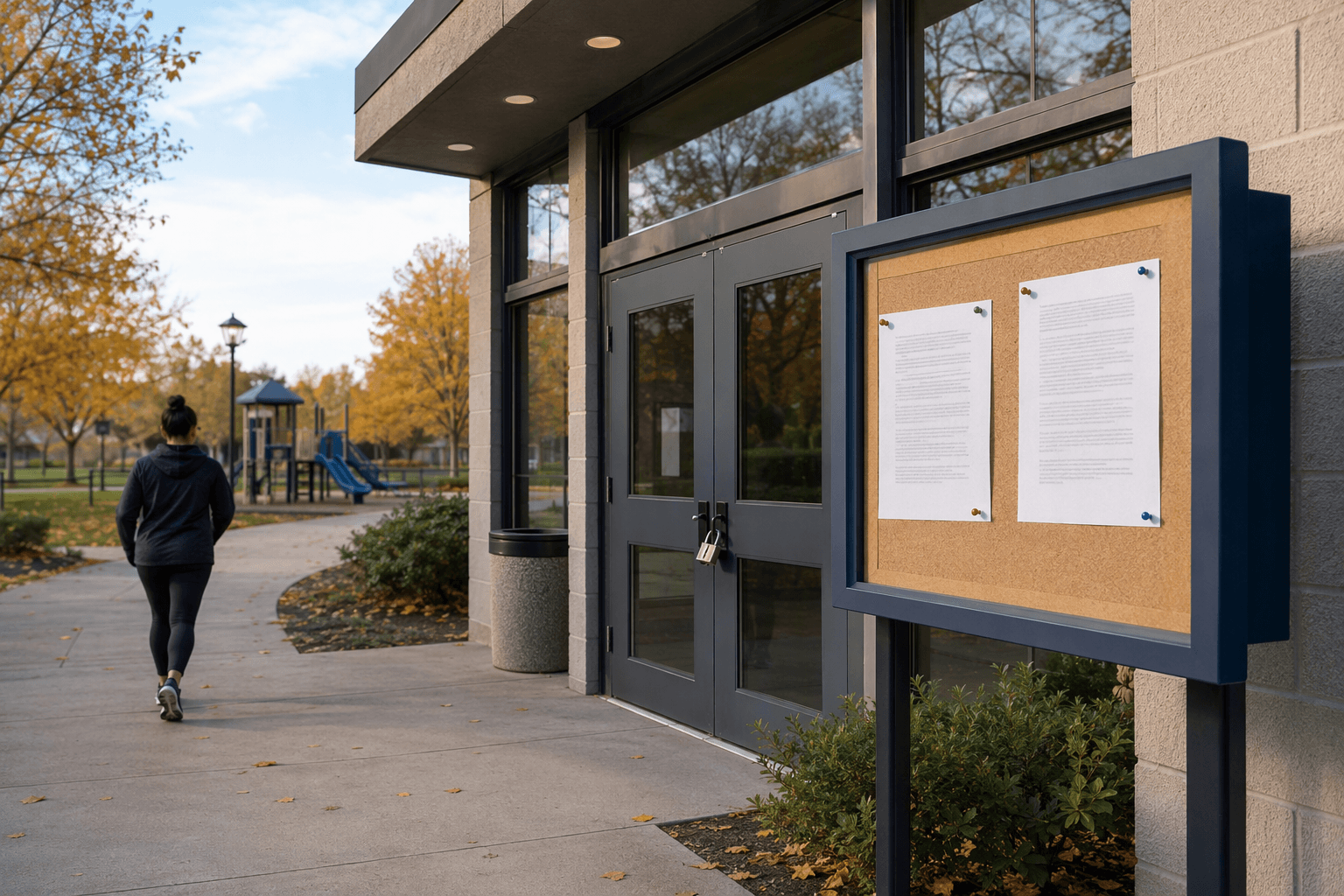 Civic Facility Closure - illustration, Jake Team LLC