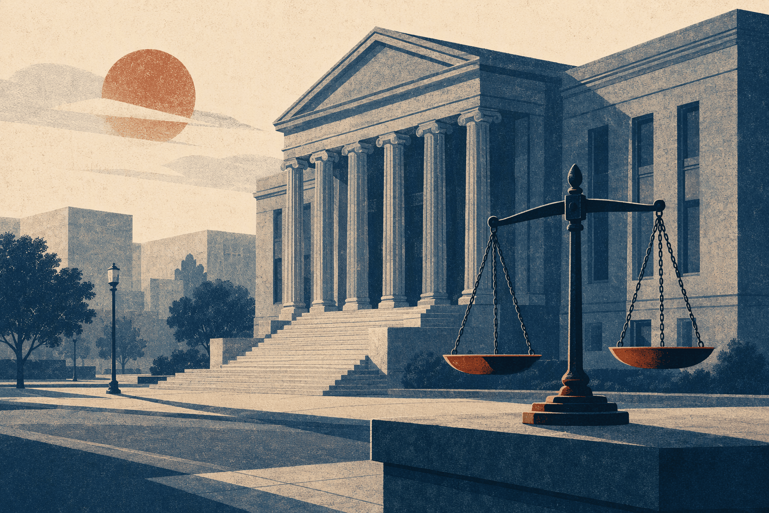 Justice Review - illustration, Jake Team LLC