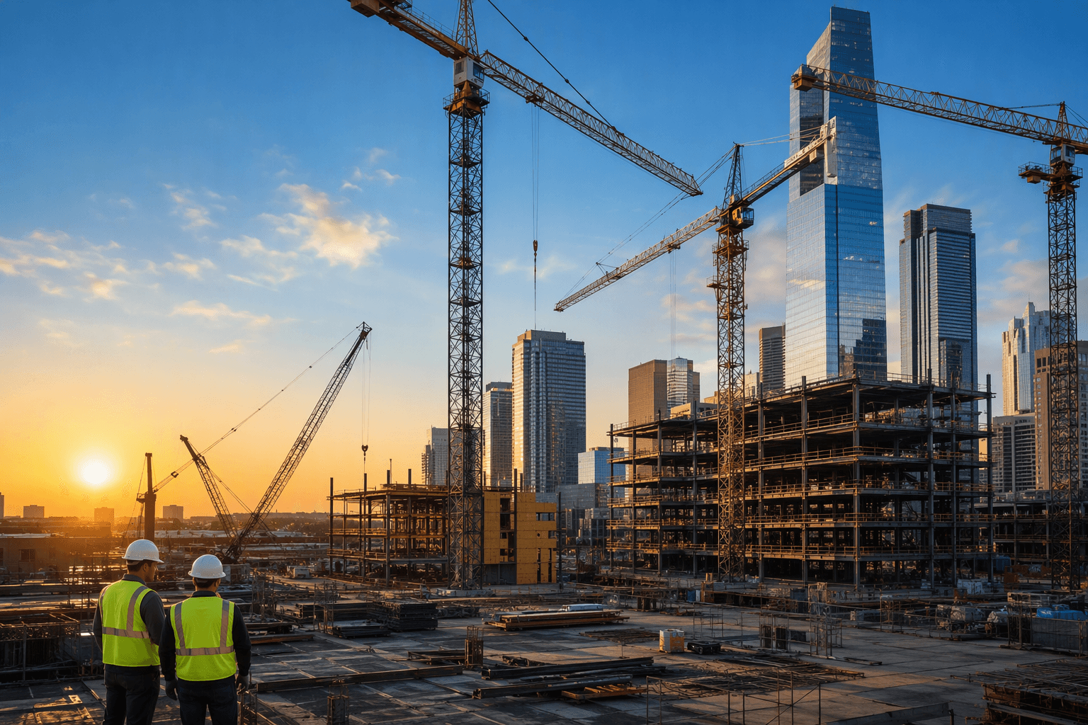 Hotel Construction Boom - illustration, Jake Team LLC
