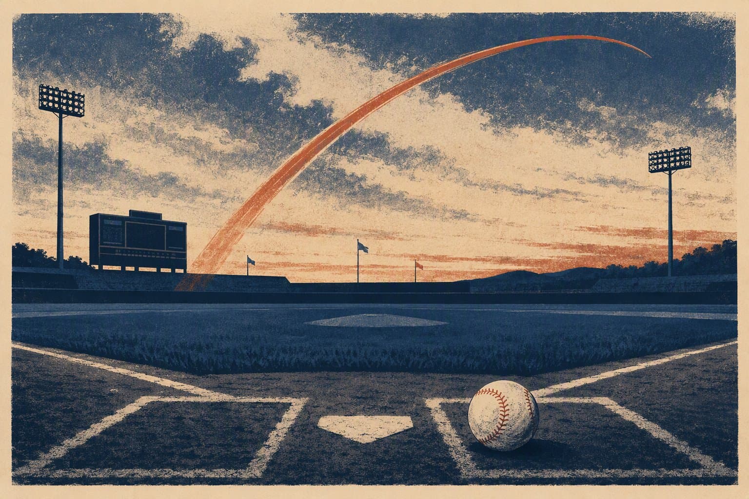 Baseball Slugfest - illustration, Jake Team LLC
