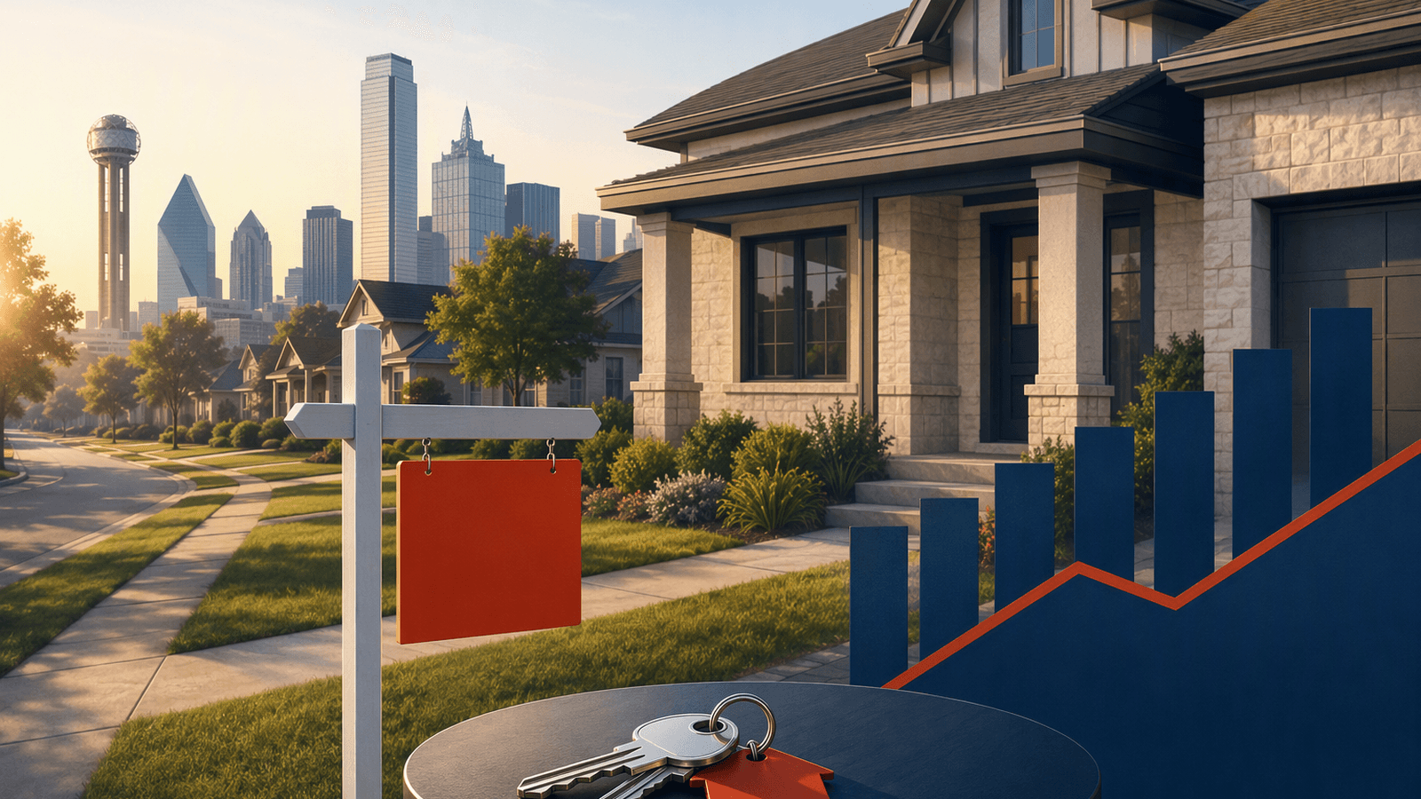 Dallas housing market. Illustration: Jake Team LLC