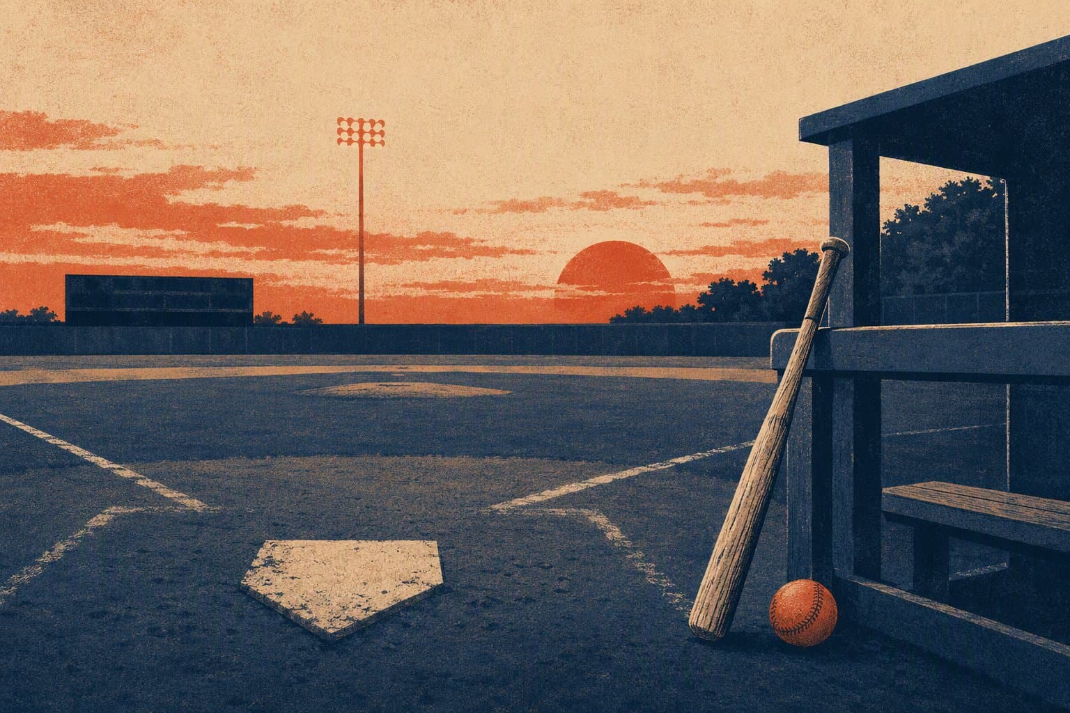Baseball Home Win - illustration, Jake Team LLC