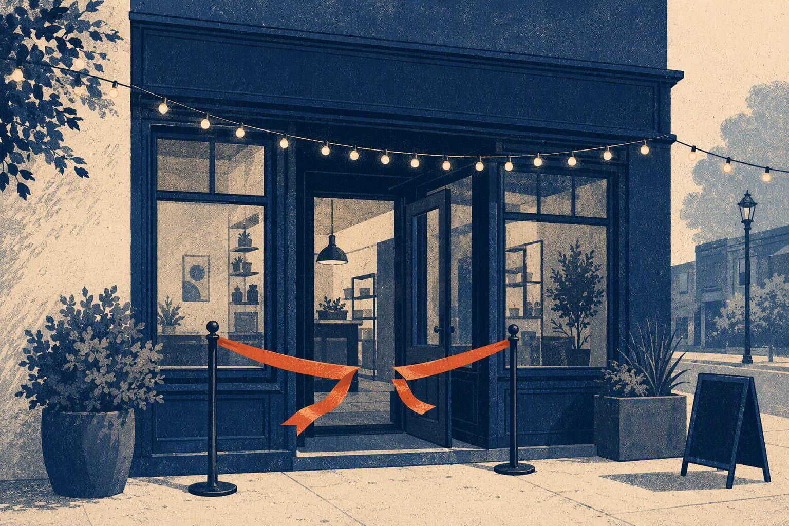 new business opening - illustration, Jake Team LLC