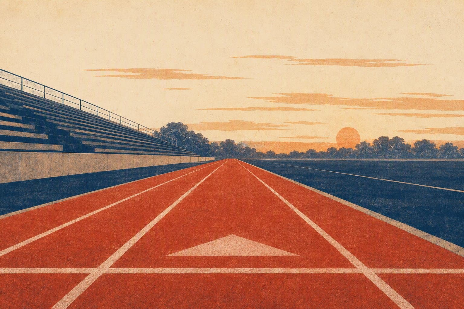 Senior year track - illustration, Jake Team LLC