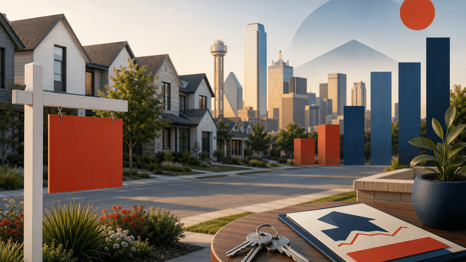 Dallas housing market. Illustration: Jake Team LLC